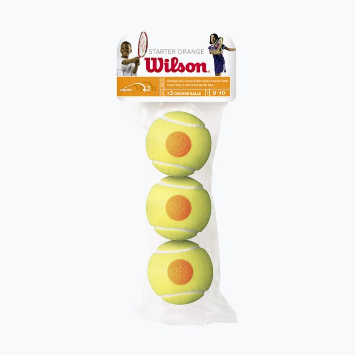 Piłki tenisowe dziecięce Wilson Starter Orange Tball 3 szt. yellow/orange