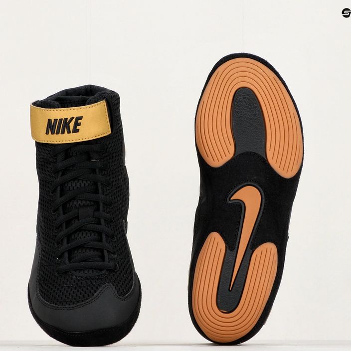 Buty zapaśnicze męskie Nike Inflict 3 Limited Edition black/vegas gold 8