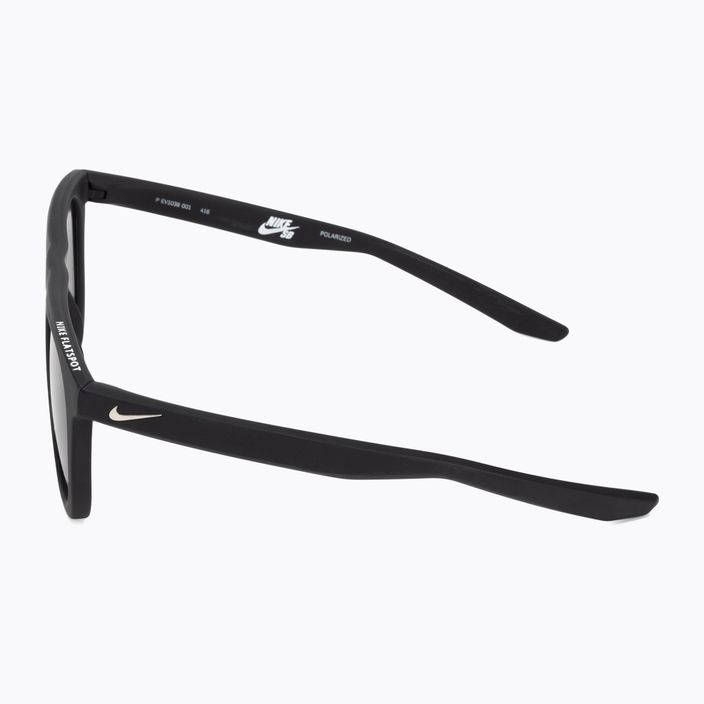 Okulary przeciwsłoneczne Nike Flatspot P matte black/silver grey polarized lens 4
