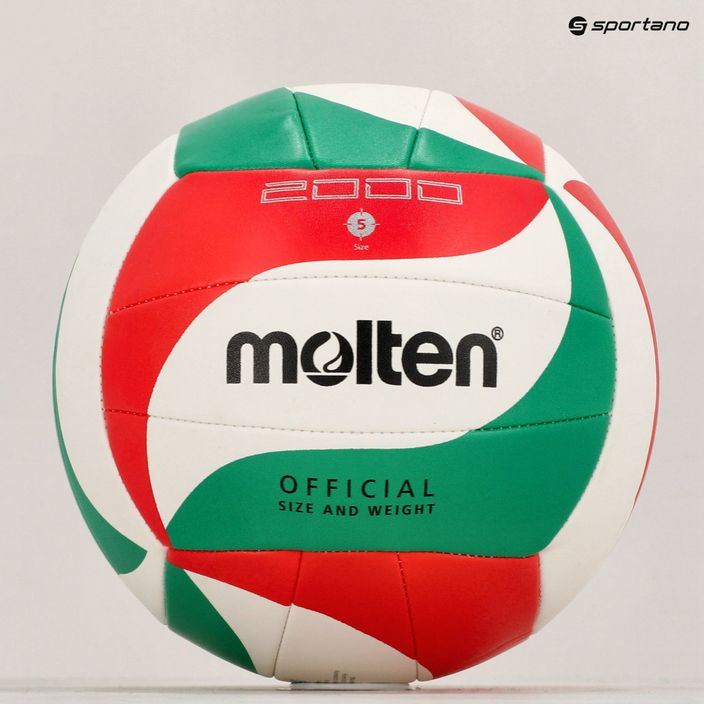 Piłka do siatkówki Molten V5M2000-5 white/green/red rozmiar 5 6