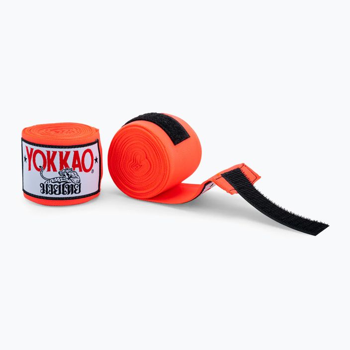 Bandaże bokserskie YOKKAO Handwraps neon orange 2