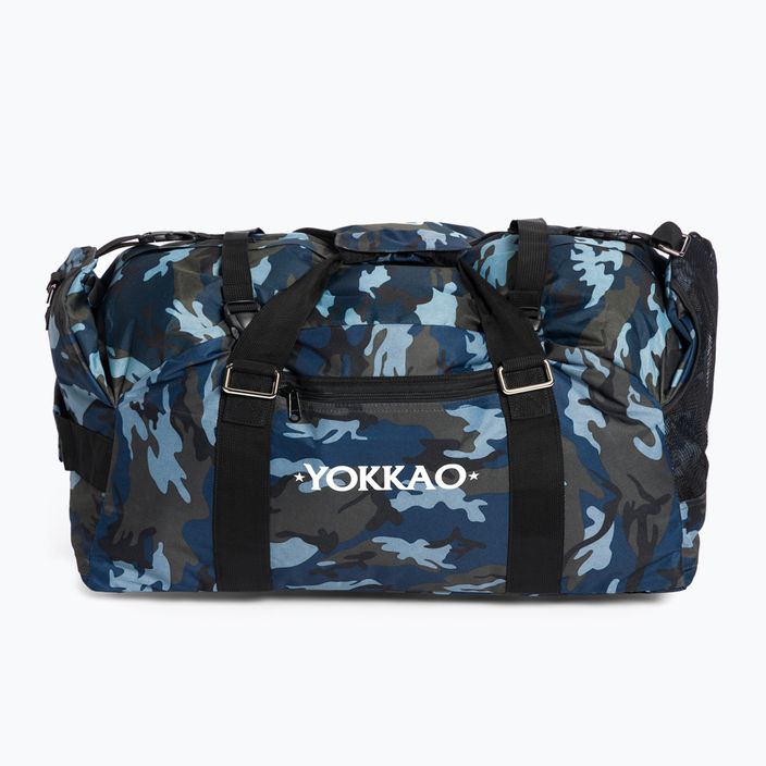 Torba treningowa YOKKAO Convertible Camo Gym Bag blue