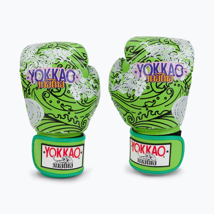 Rękawice bokserskie YOKKAO Hawaiian lime green