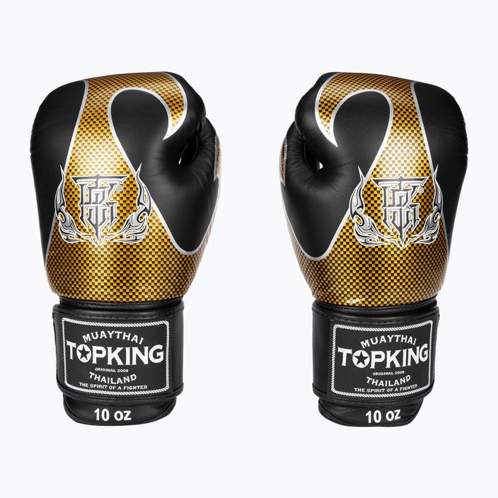 Rękawice bokserskie Top King Muay Thai Empower black/gold