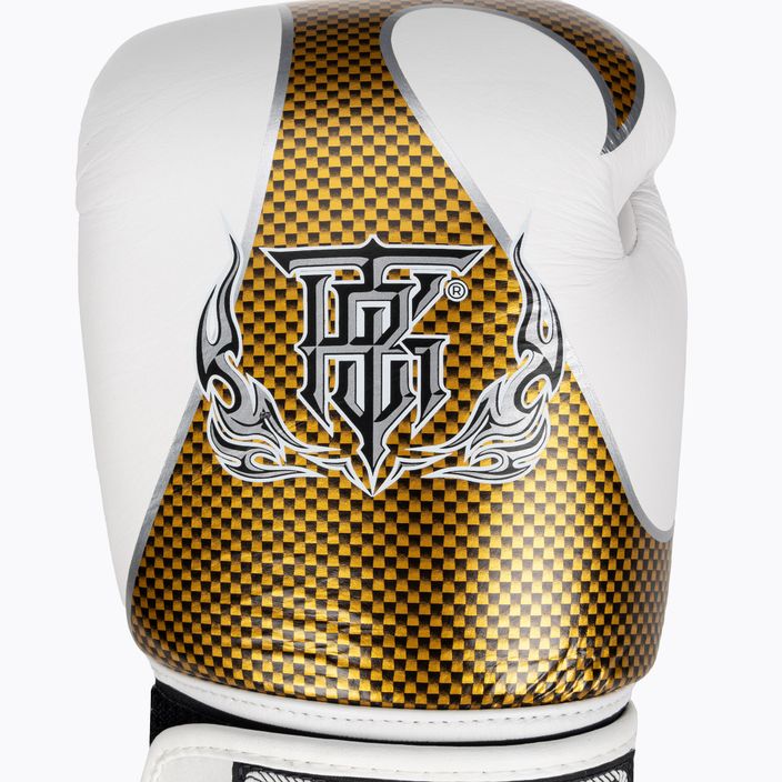 Rękawice bokserskie Top King Muay Thai Empower white/gold 4