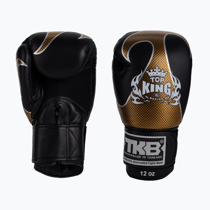 Rękawice bokserskie Top King Muay Thai Empower black/gold 3