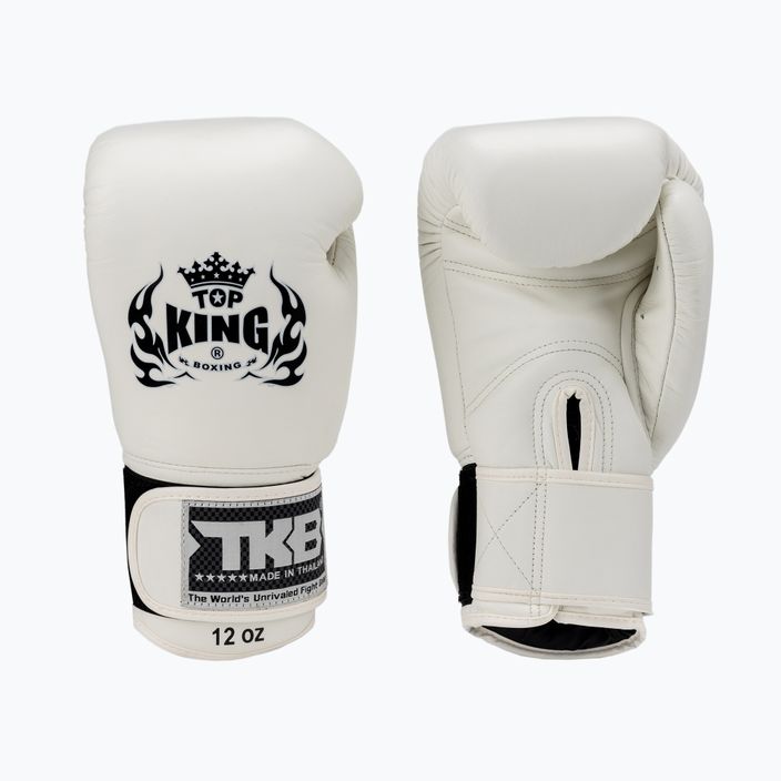 Rękawice bokserskie Top King Muay Thai Ultimate white