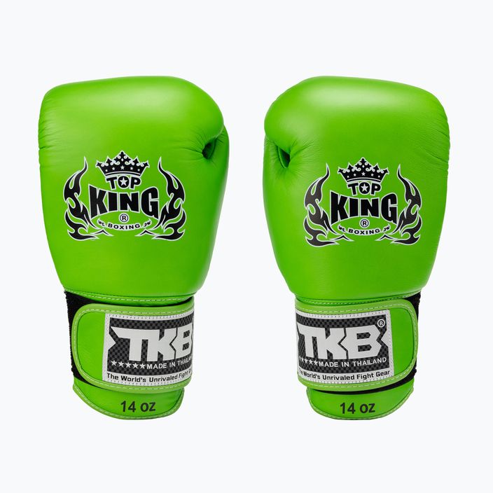 Rękawice bokserskie Top King Muay Thai Ultimate Air green 2