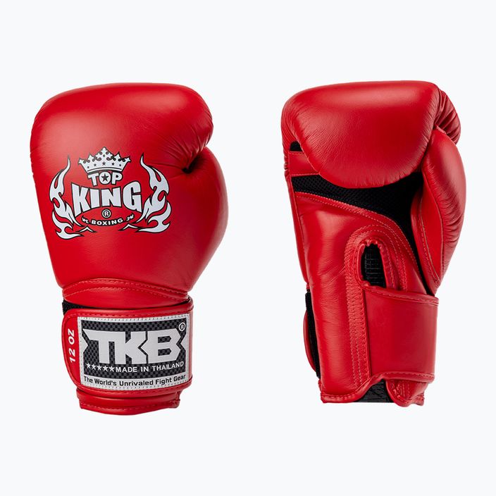 Rękawice bokserskie Top King Muay Thai Super Air red 3