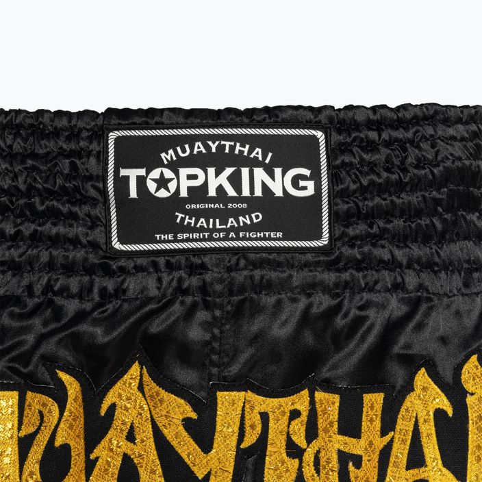 Spodenki treningowe Top King Kickboxing black/gold 3