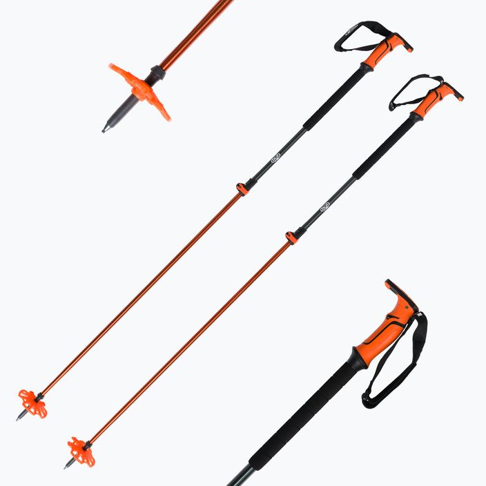 Kije skiturowe BCA Scepter Alu black/orange 7