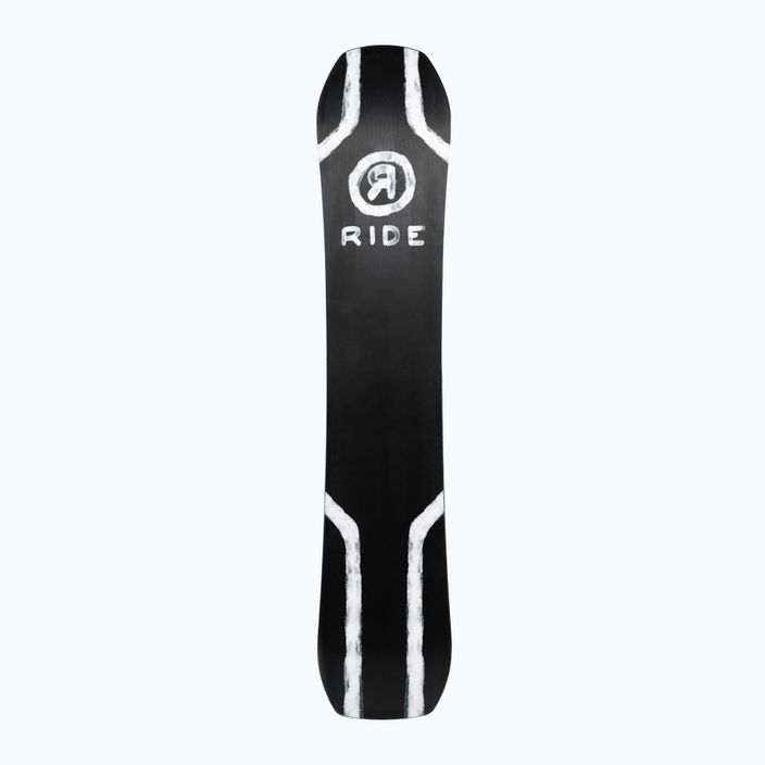 Deska snowboardowa RIDE Smokescreen black/white 4