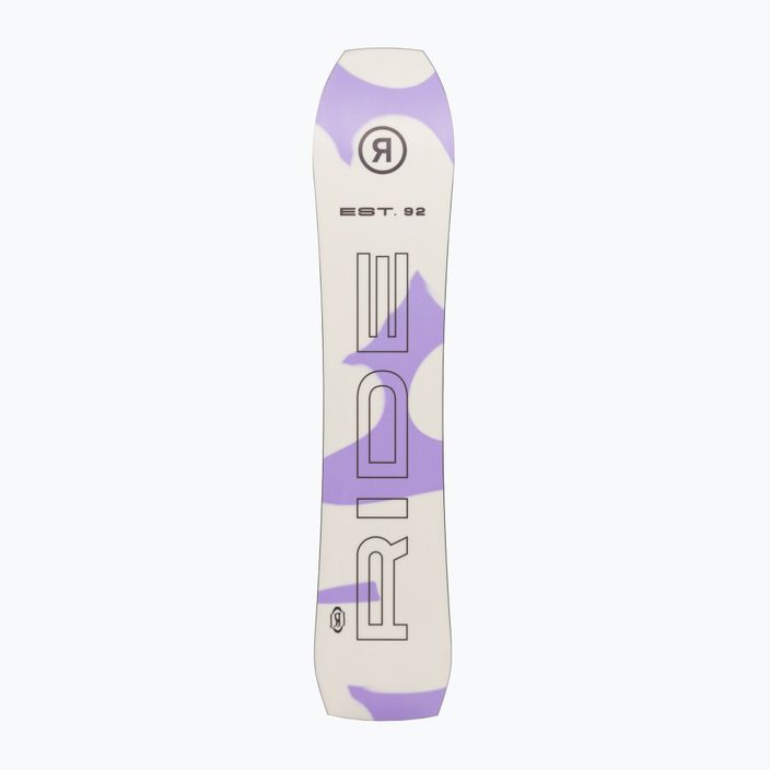 Deska snowboardowa RIDE Warpig white/violet 4