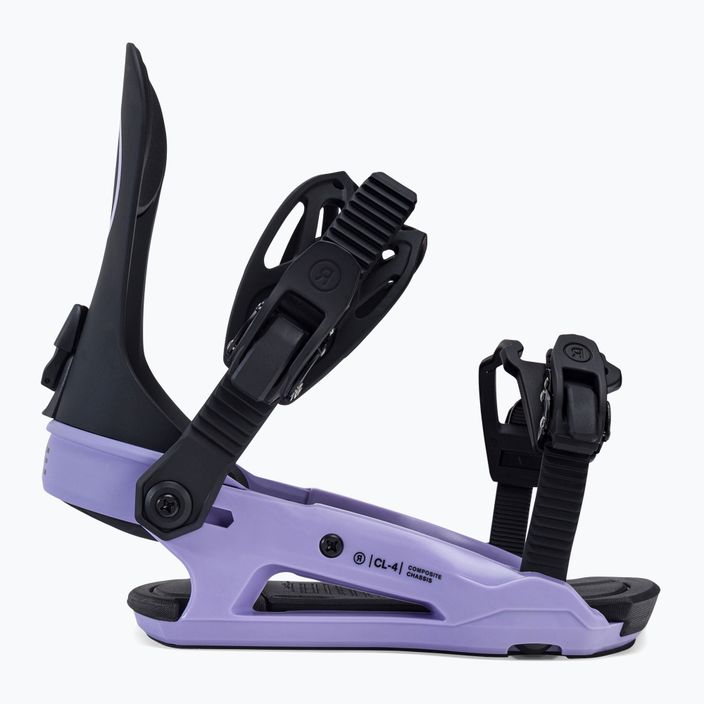 Wiązania snowboardowe damskie RIDE CL-4 digital violet 2