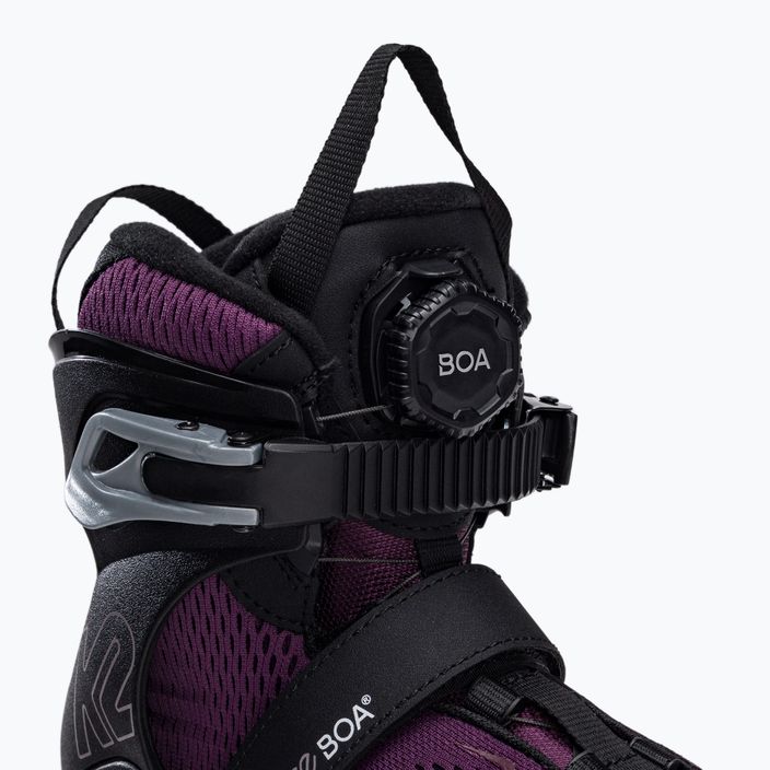 Łyżwy damskie K2 Alexis Ice Boa black/purple 8