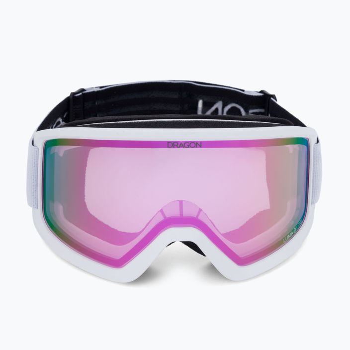 Gogle narciarskie DRAGON DX3 OTG white/lumalens pink ion 2