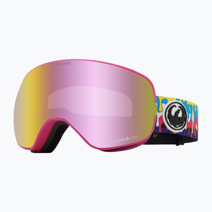 Gogle narciarskie DRAGON X2S drip/lumalens pink ion/dark smoke 6