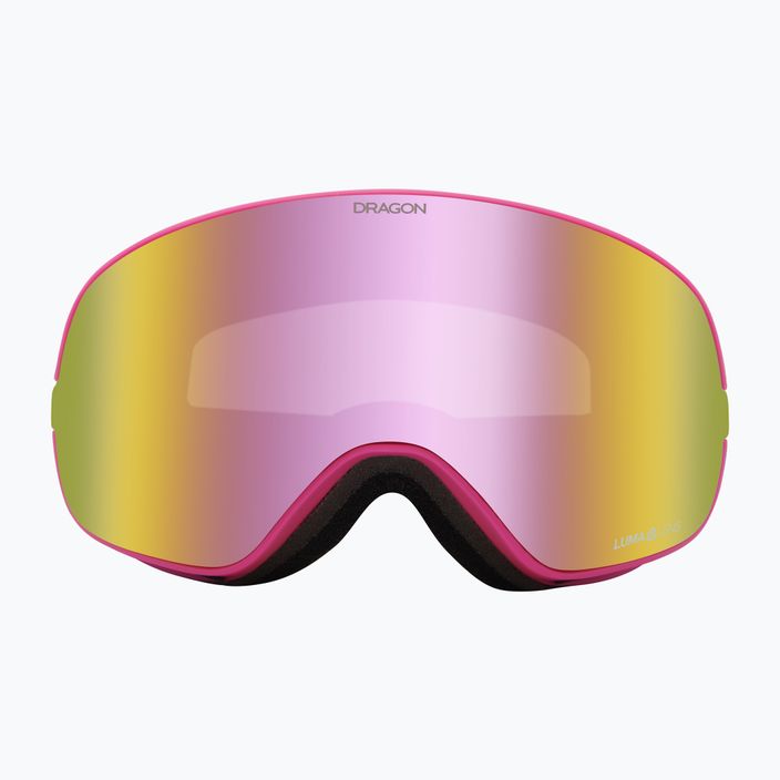Gogle narciarskie DRAGON X2S drip/lumalens pink ion/dark smoke 7