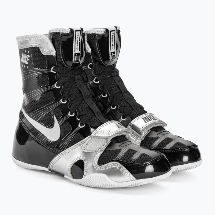 Buty bokserskie Nike Hyperko MP black/reflect silver 4