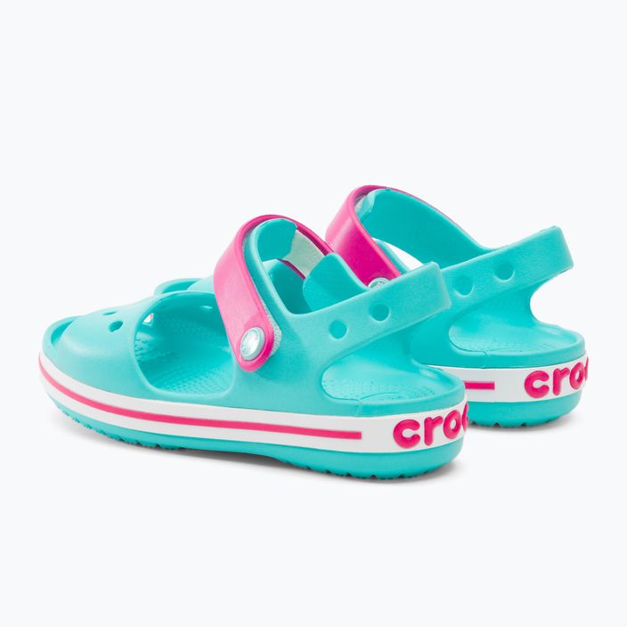 Sandały dziecięce Crocs Crocband Sandal Kids pool/candy pink 3