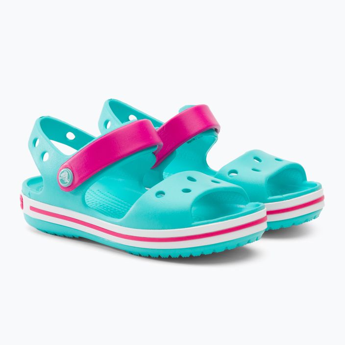 Sandały dziecięce Crocs Crocband Sandal Kids pool/candy pink 4