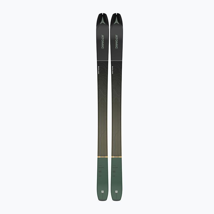 Narty skiturowe męskie Atomic Backland 95 + Skins black/green 9