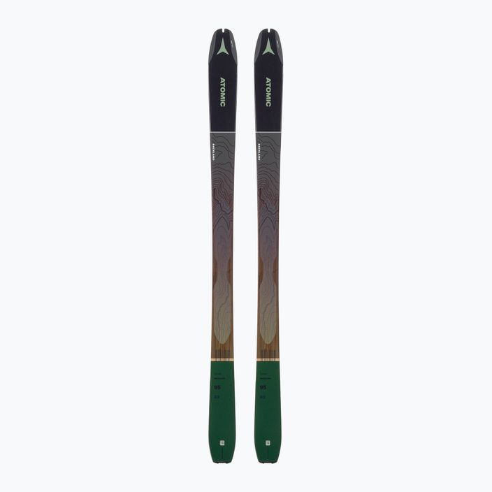 Narty skiturowe męskie Atomic Backland 95 + Skins black/green