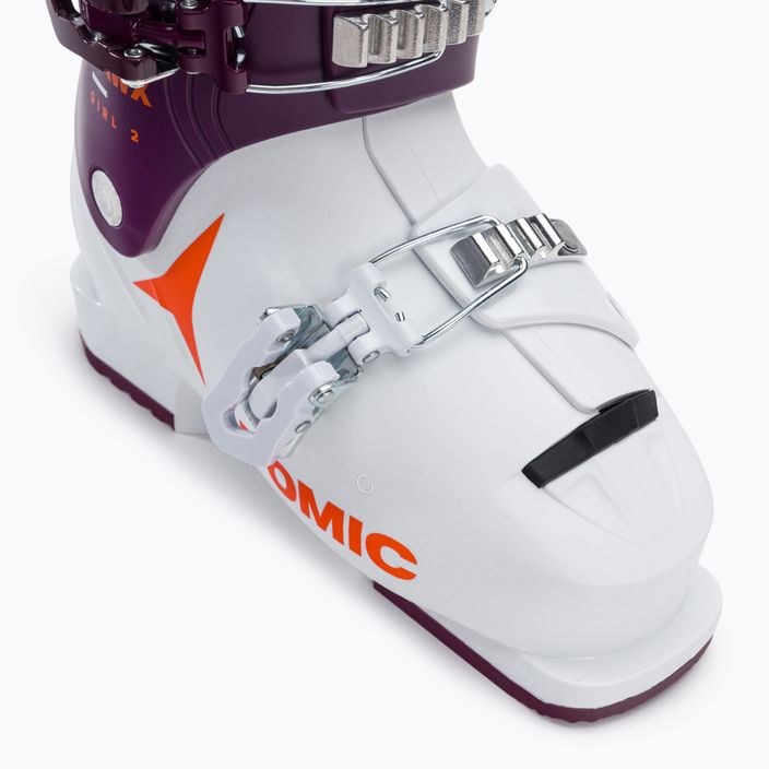 Buty narciarskie dziecięce Atomic Hawx Girl 2 white/berry 7