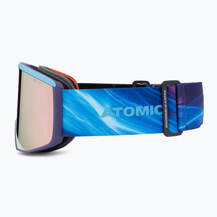 Gogle narciarskie Atomic Four Pro HD black/purple/cosmos/pink copper 5