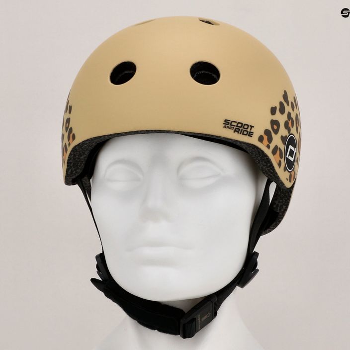 Kask dziecięcy Scoot & Ride XXS-S leopard 12