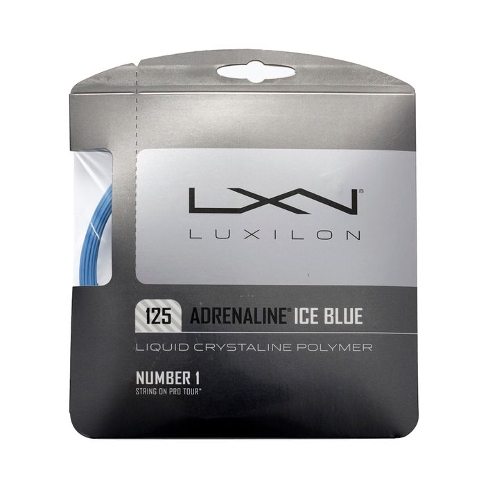 Naciąg tenisowy Luxilon Adrenaline 125 Ice 12,2 m blue