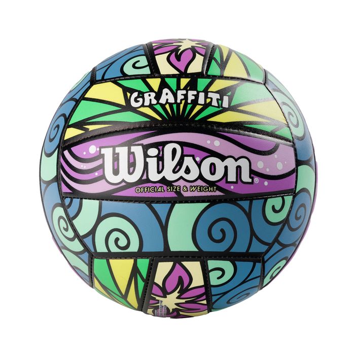 Piłka do siatkówki Wilson Graffiti Vb violet/blue/grey rozmiar 5