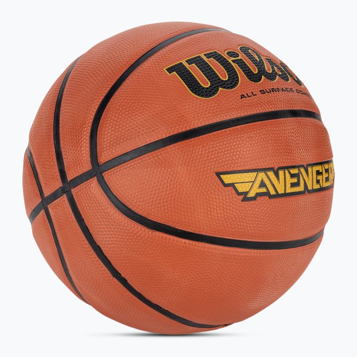 Piłka do koszykówki Wilson Avenger 295 orange rozmiar 7 2