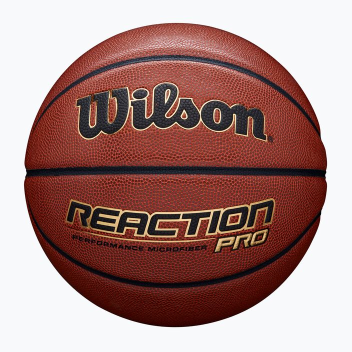 Piłka do koszykówki dziecięca Wilson Reaction Pro 295 brown rozmiar 5