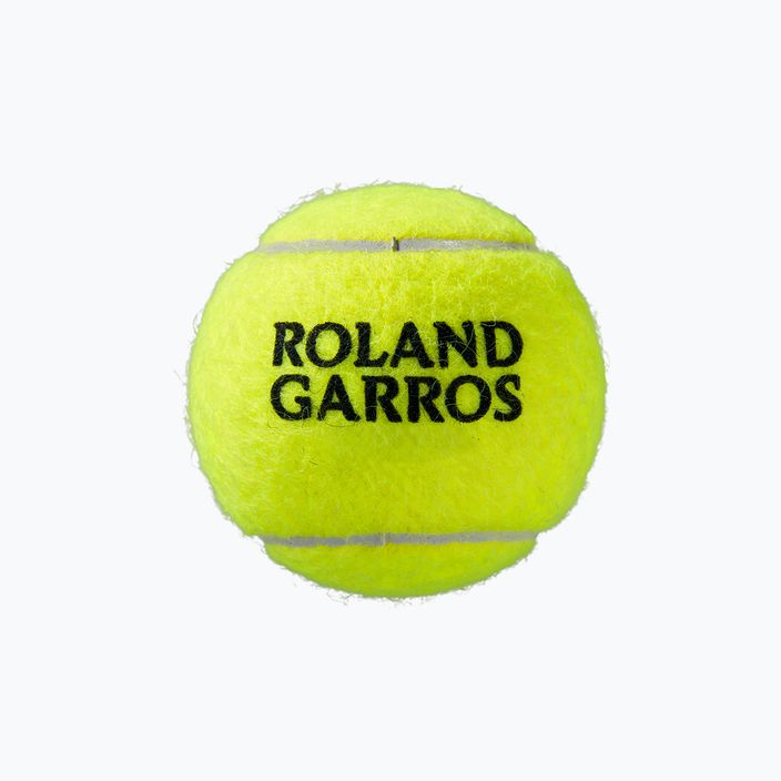 Piłki tenisowe Wilson Roland Garros Clay Ct 3 szt. yellow 4