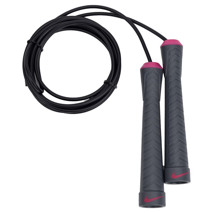 Skakanka Nike Fundamental Speed Rope dark grey/vivid pink