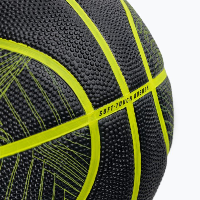 Piłka do koszykówki Nike Dominate 8P black/yellow rozmiar 7 3