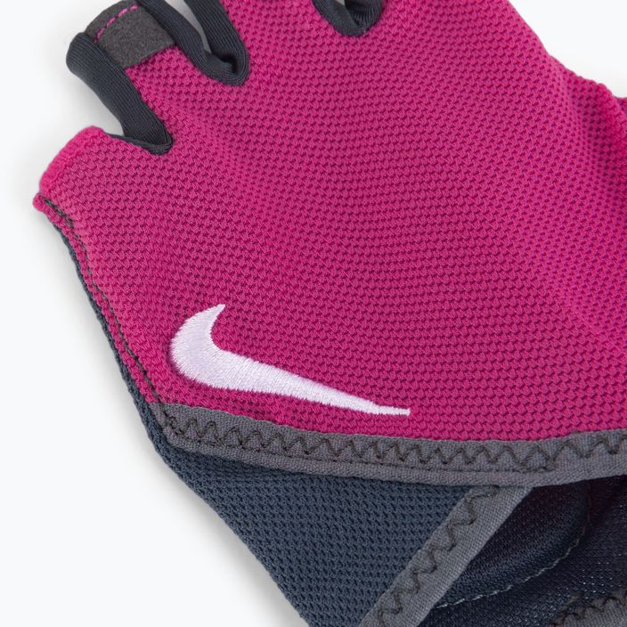 Rękawiczki treningowe damskie Nike Gym Essential vivid pink/anthracite/white 4
