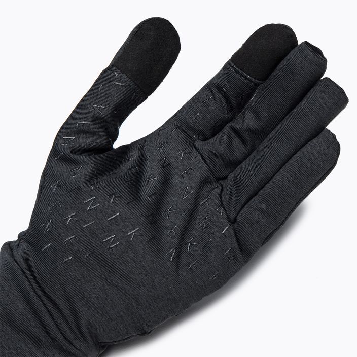 Rękawiczki do biegania męskie Nike Fleece RG black/silver 5