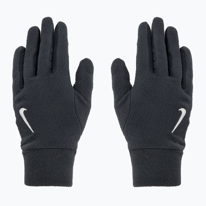 Zestaw czapka + rękawiczki damskie Nike Fleece black/black/silver 9