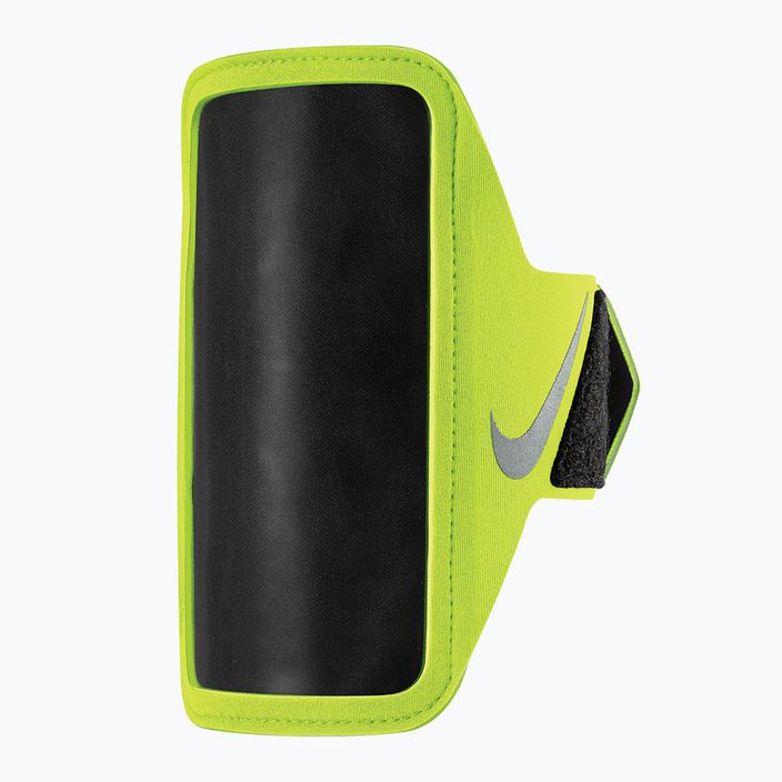 Opaska na telefon do biegania Nike Lean Arm Band Regular volt/black/silver
