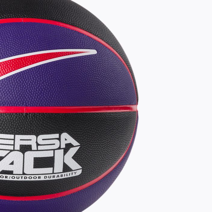 Piłka do koszykówki Nike Versa Tack 8P black/purple/red rozmiar 7 3