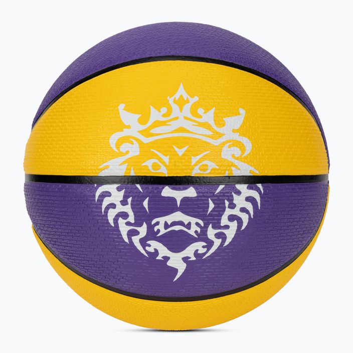 Piłka do koszykówki Nike Playground 8P 2.0 L James purple/amarillo/ black/white rozmiar 7 3