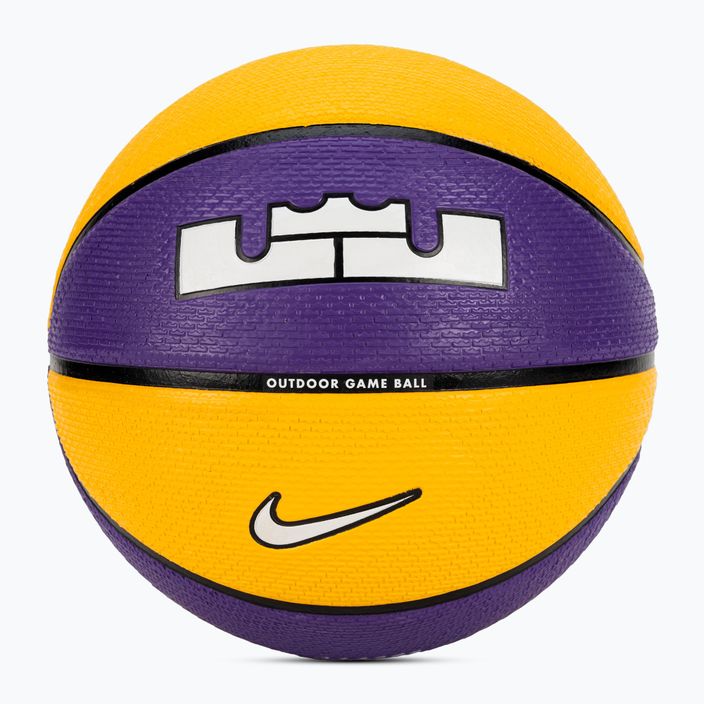 Piłka do koszykówki Nike Playground 8P 2.0 L James purple/ amarillo/ black/white rozmiar 6