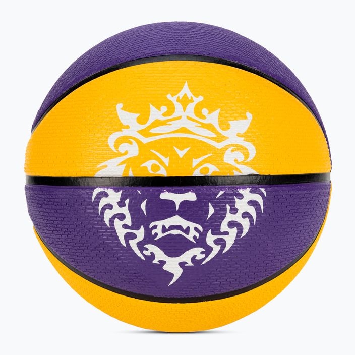 Piłka do koszykówki Nike Playground 8P 2.0 L James purple/ amarillo/ black/white rozmiar 6 3
