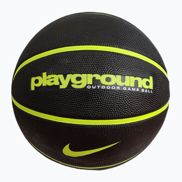 Piłka do koszykówki Nike Everyday Playground 8P Deflated black/volt/volt rozmiar 5 4