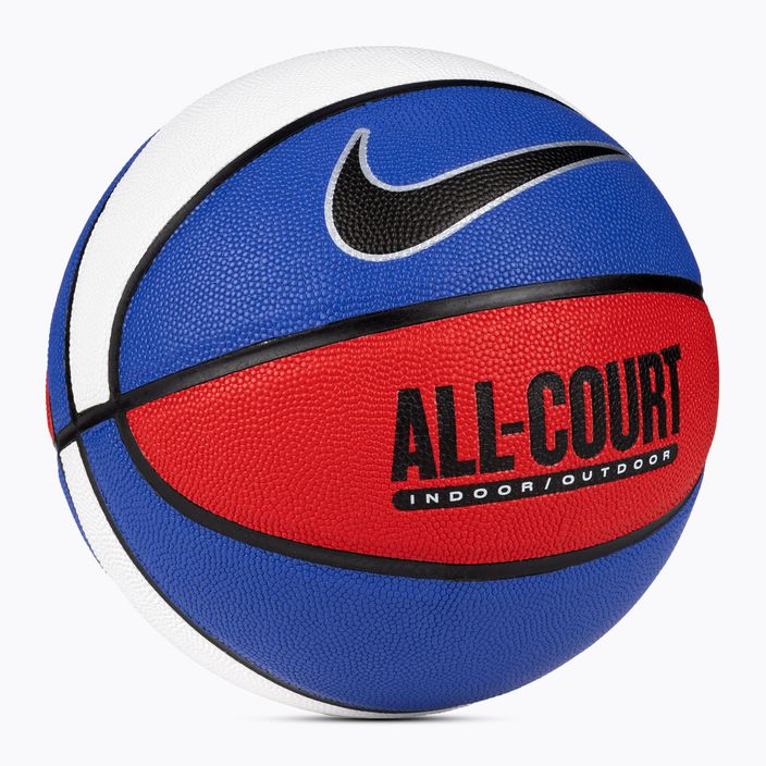 Piłka do koszykówki Nike Everyday All Court 8P Deflated game royal/black/metallic silver rozmiar 7 2