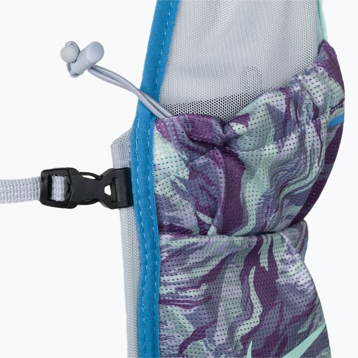 Kamizelka do biegania Nike Trail Vest 2.0 Printed wolf grey/canyon purple/mint/blue 5