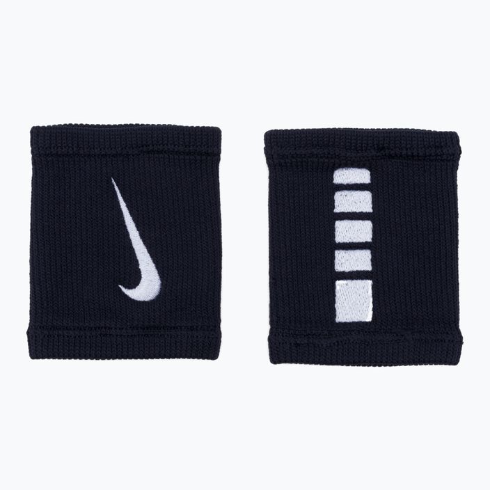 Frotki na nadgarstek Nike Elite Doublewide Wristbands 2 szt. black/white 2