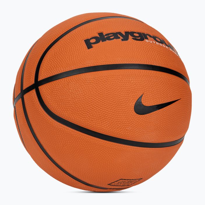 Piłka do koszykówki Nike Everyday Playground 8P Graphic Deflated amber/black rozmiar 7 2